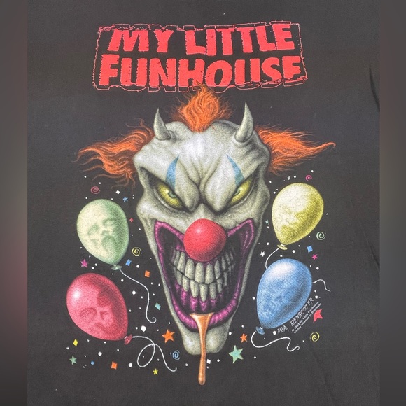 Vintage Authentic My Little Funhouse 90’s Irish Rock Band T Shirt - Picture 3 of 5